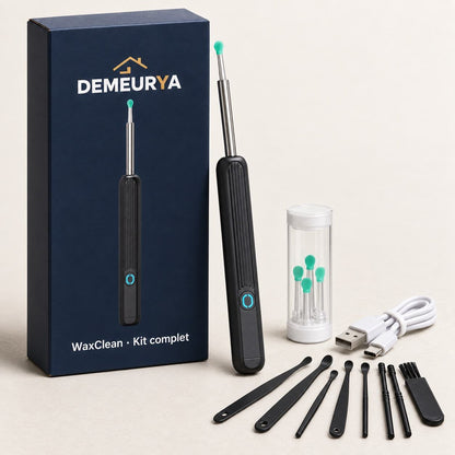 WaxClean® : le nettoyage intelligent des oreilles avec caméra HD