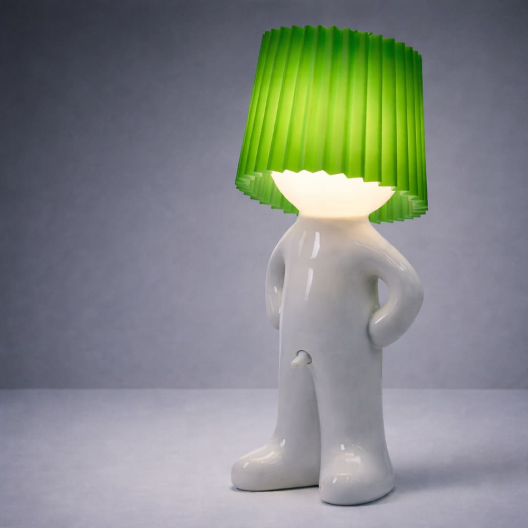 Mr Lampadaire — La lampe personnage qui fait sourire