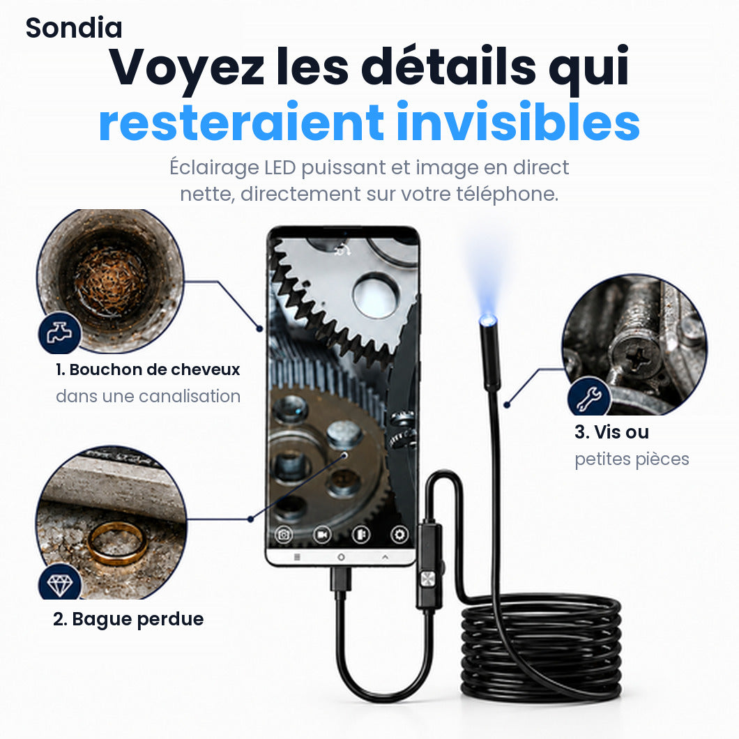 Sondia™, voyez ce que vous n'atteindrez jamais