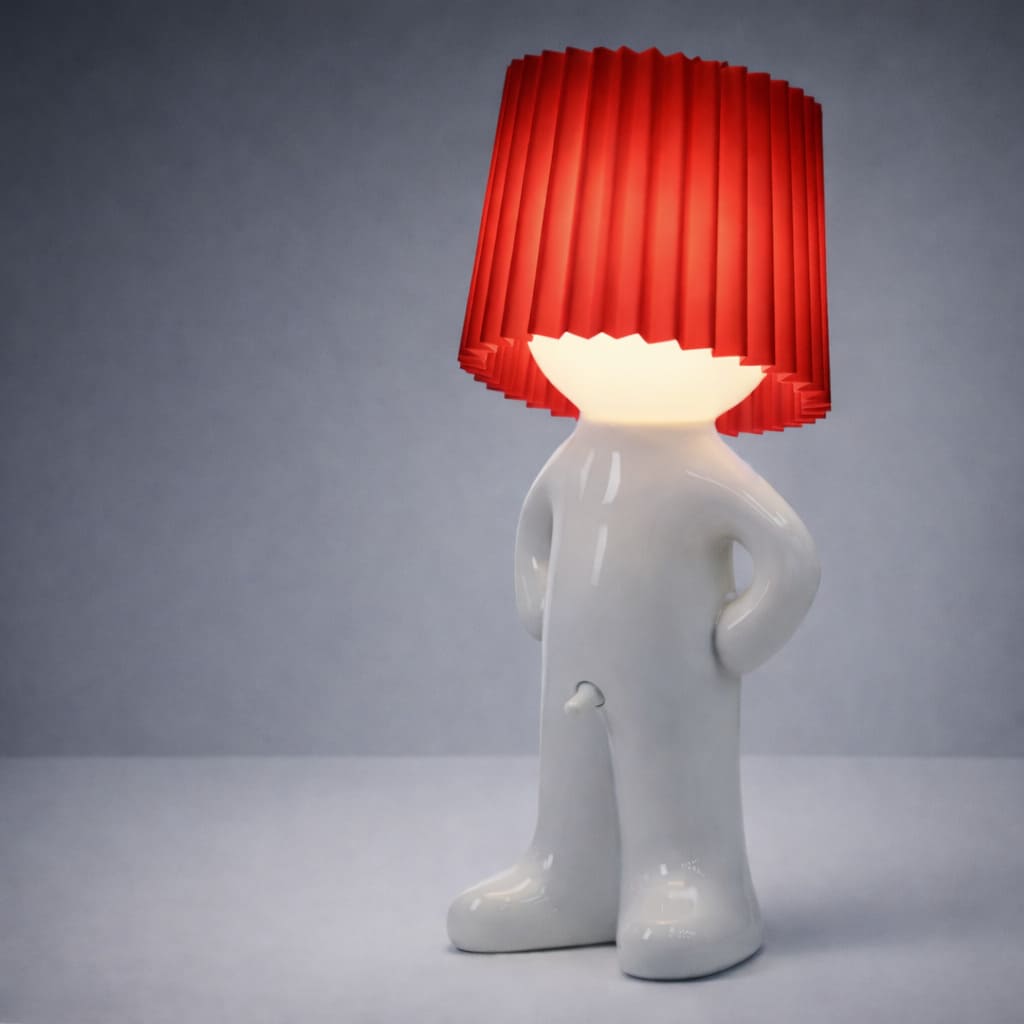 Mr Lampadaire — La lampe personnage qui fait sourire
