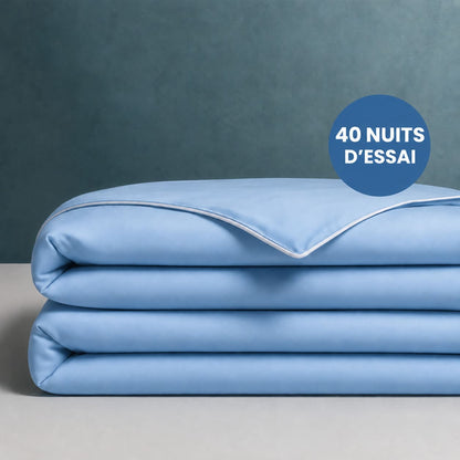 Couette Glacée en Soie Q-Max — Nuits d'Été Sans Sueur