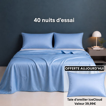 Couette Glacée en Soie Q-Max — Nuits d'Été Sans Sueur