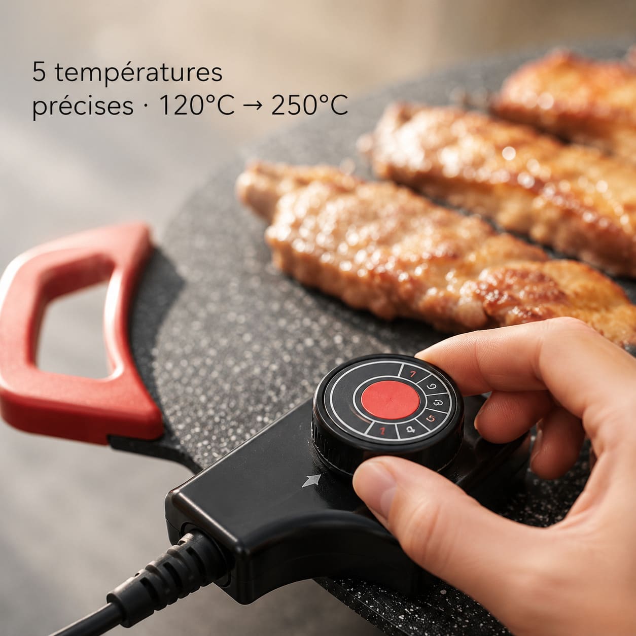 Plancha Électrique Sans Fumée 1000W — BBQ Coréen