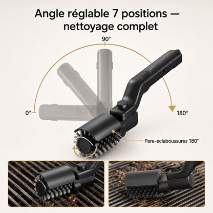 Brosse Barbecue Électrique Rotative Sans Fil