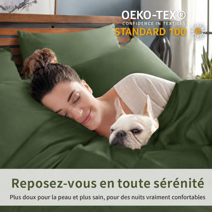 Draps en Bambou Rafraîchissants