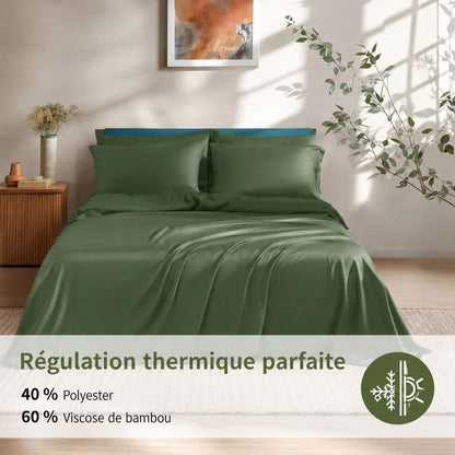 Draps en Bambou Rafraîchissants