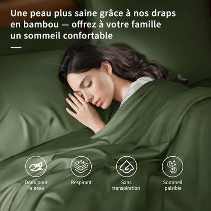 Draps en Bambou Rafraîchissants