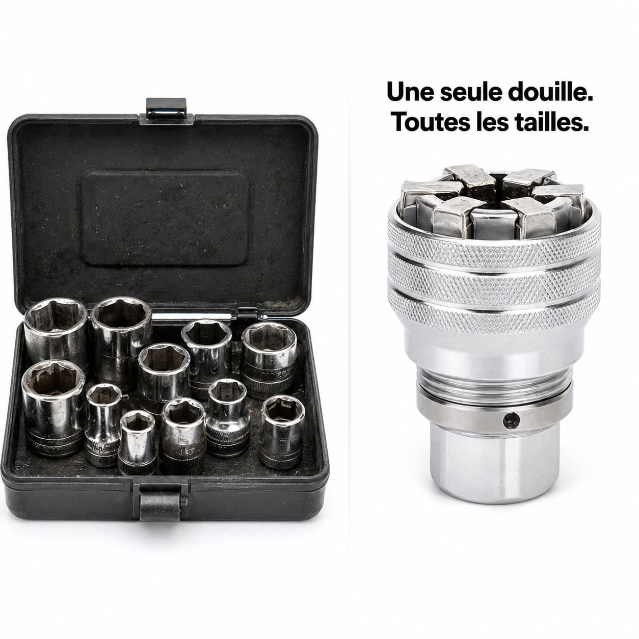 Douille Universelle Auto-Ajustable 10-19 mm