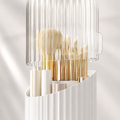 Porte-brosse à dents rotatif 360° à couvercle