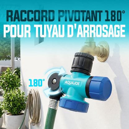 Raccord Pivotant 180° – Robinet & Tuyau d'Arrosage