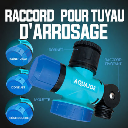 Raccord Pivotant 180° – Robinet & Tuyau d'Arrosage