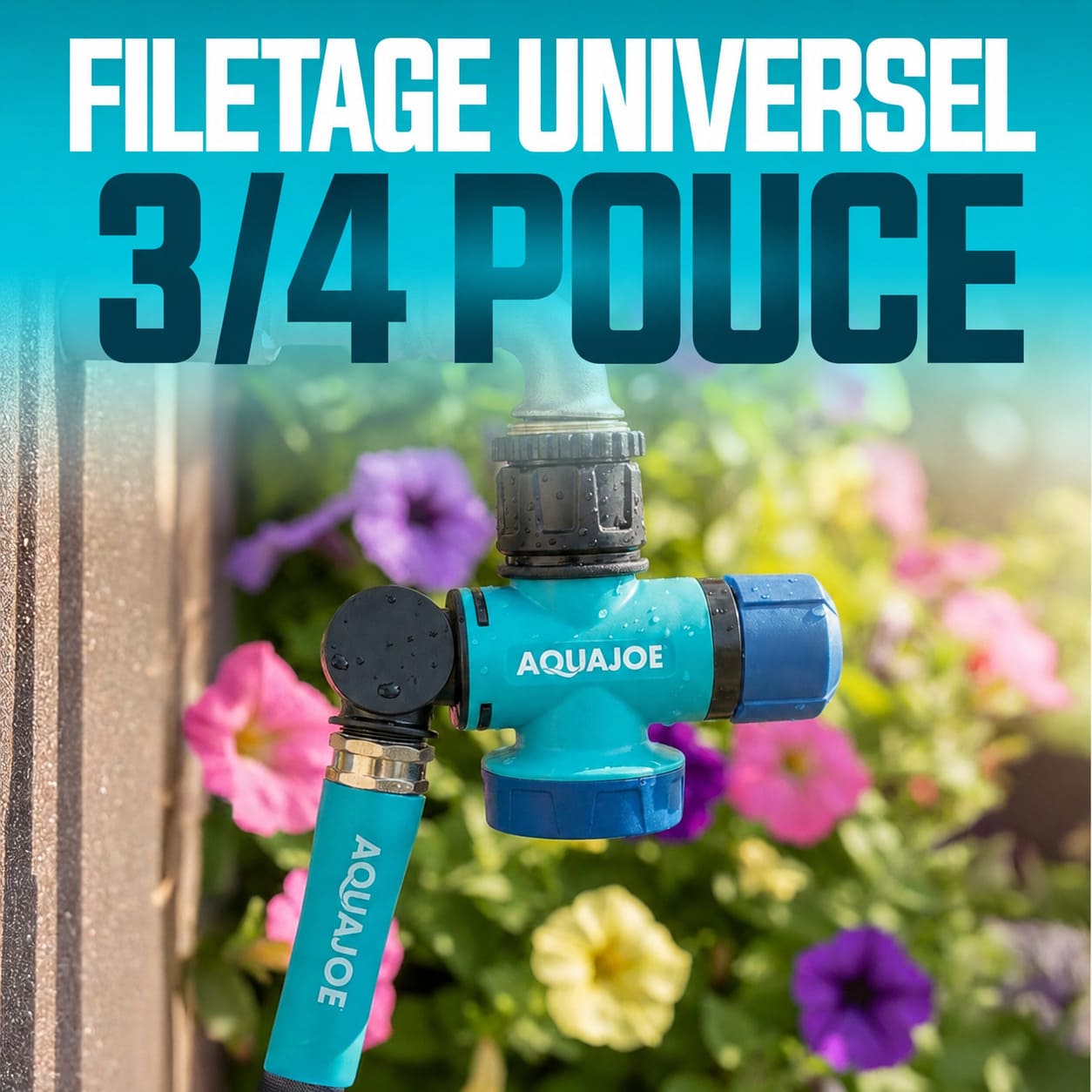 Raccord Pivotant 180° – Robinet & Tuyau d'Arrosage
