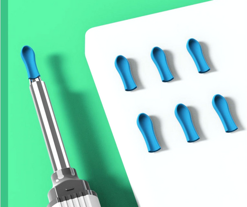 Lot de 6 cuillères en silicone WaxClean