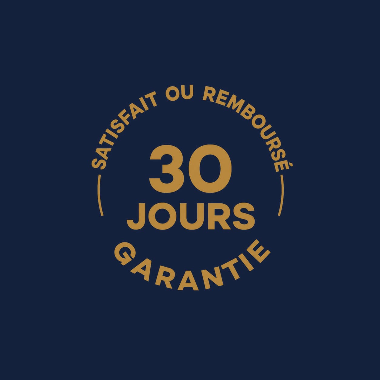 Garantie 30 jours satisfait ou remboursé